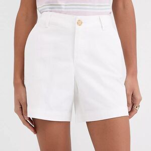 Loft Women's White Linen Shorts size 8 new without tags